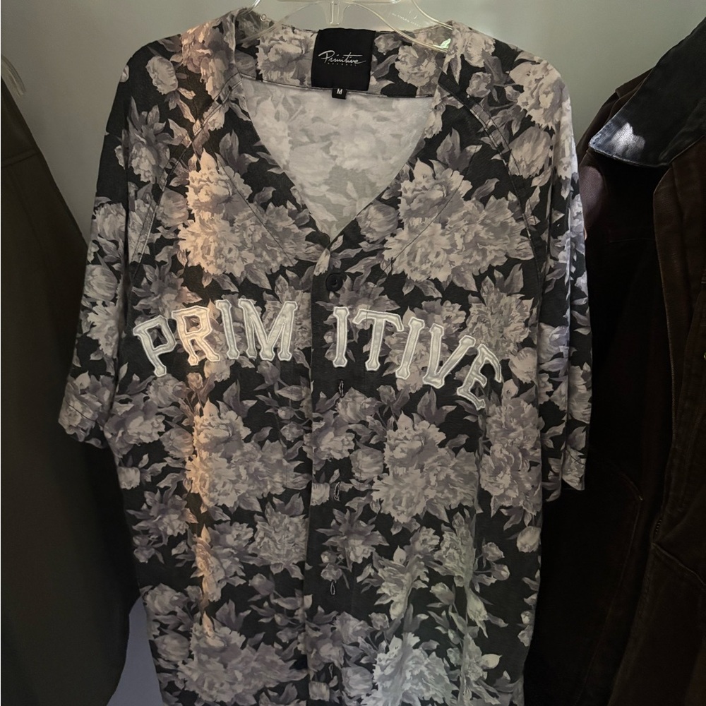 Primitive Floral Baseball Jersey